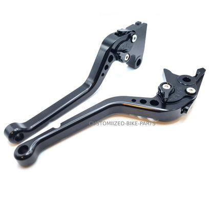 Long Black Clutch & Brake Levers For Triumph Trident 660 2021-2025