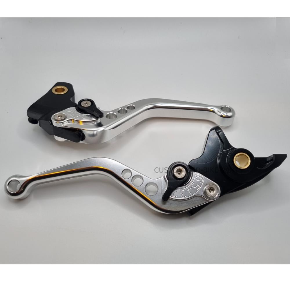 Royal Enfield Super Meteor 650 2023-2025 | Short Clutch Brake Lever Set - Silver