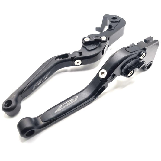 YAMAHA YZF-R7 2022-2025 Black/Black Adjustable Extendable Brake & Clutch Levers