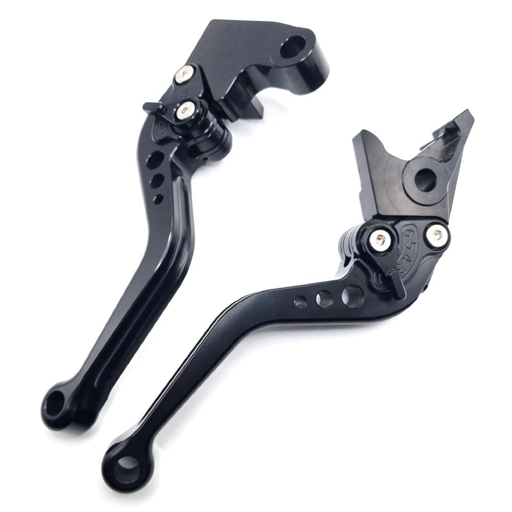 Short Black Red Clutch & Brake Levers For Triumph Tiger 660 / Sport 2021-2024