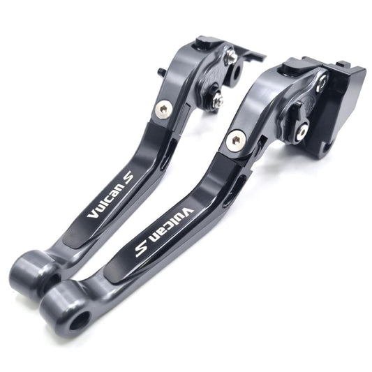 Titanium / Black Clutch & Brake Levers For Kawasaki Vulcan S 650 2015-2025