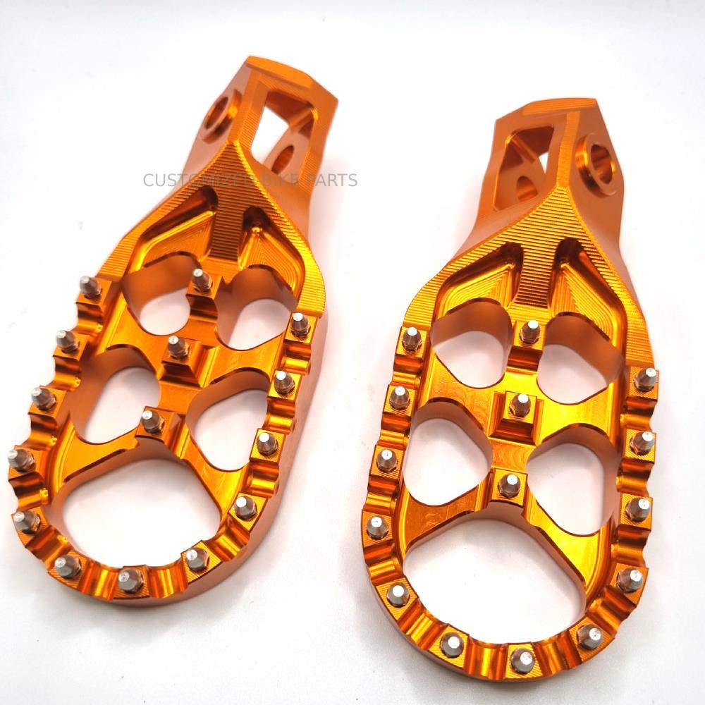 Enlarged Foot pegs Rests Pedals KTM 125 250 300 350 400 500 EXC EXCF XCW 2023-