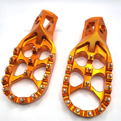 Enlarged Foot pegs Rests Pedals KTM 125 250 300 350 400 500 EXC EXCF XCW 2023-