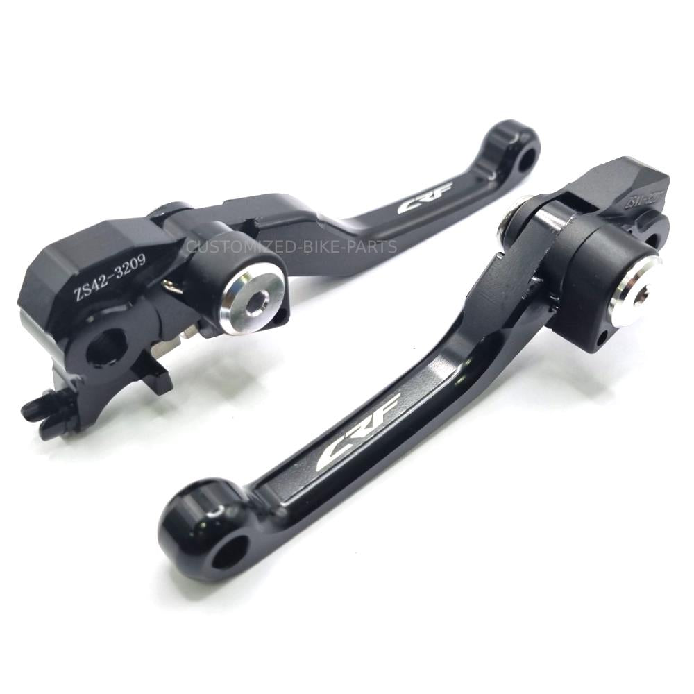 Pivot Black Clutch & Brake Levers For Honda CRF450R CRF450RX 2021-2024