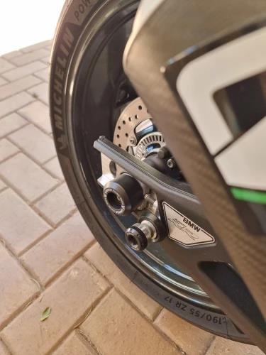Front & Rear Set Axle Crash Bobbin Sliders BMW S1000RR S1000R M1000RR 2009-2025