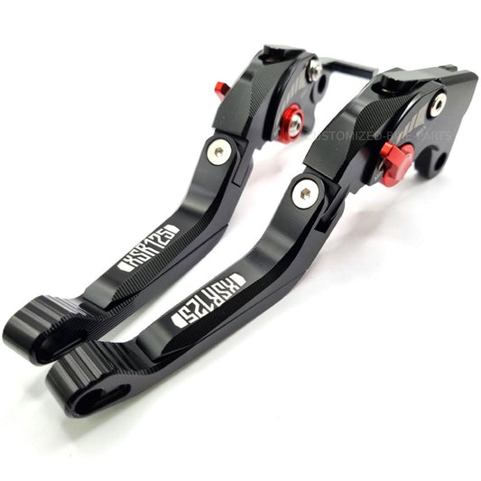 Short Black Clutch & Brake Levers Yamaha XSR 125 2021-2024