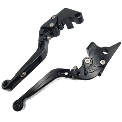 Yamaha Tenere 700 2019-2025 Adjustable Clutch Brake Lever Set - Black / Black